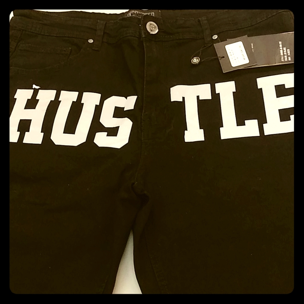 Men's Encrypted Black Shorts